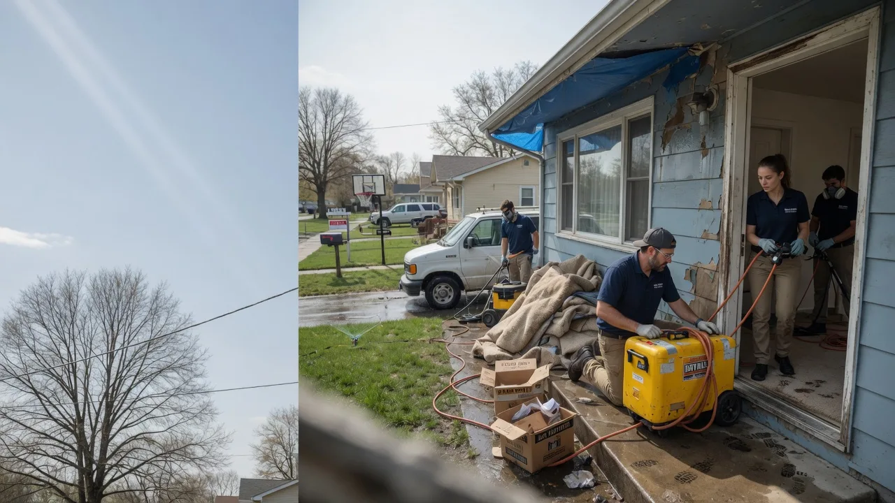 Basement Flood Cleanup in Rockford, IL near me